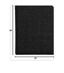 Color&Geometry Ultra-Thin Indoor Door Mat rolled and showing no creases