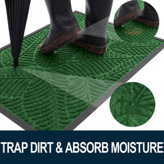 Colorxy doormat showing woven polyester fabric texture