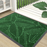 Colorxy Waterproof Front Doormat green model front view