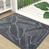 Colorxy Waterproof Front Doormat grey model front view