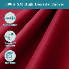 Comcaver cushion with hidden zipper and ties
