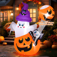 COMIN 5 FT inflatable yard decoration side view