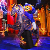 COMIN 6FT Headless Horseman inflatable Halloween decoration front view