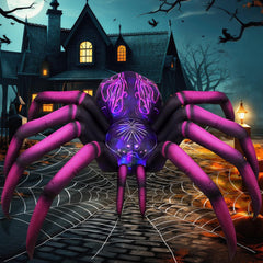 COMIN 9 FT Purple Gradient Spider inflatable front view