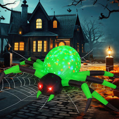 COMIN 9FT Halloween Inflatable Spider front view