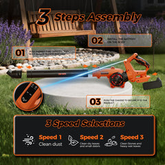 COMOWARE leaf blower angled nozzle attachment