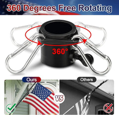 Complete Barcetine flag kit including stainless steel pole and bracket