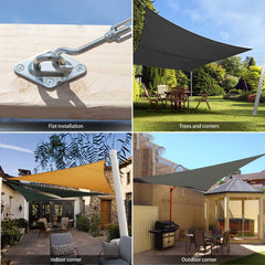 Complete Morzejar 80-piece shade sail hardware kit displayed