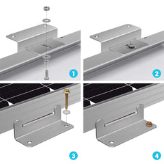 Complete mounting kit including bolts and washers