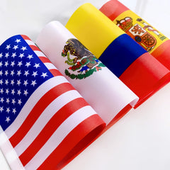 Complete set of 226 flags for international celebrations