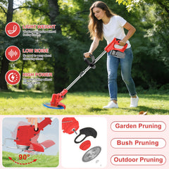 Complete set of blades included with LMZTCYA Weed Wacker