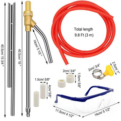 Complete setup of Angela&Alex Pressure Washer Sandblasting Kit with pressure washer