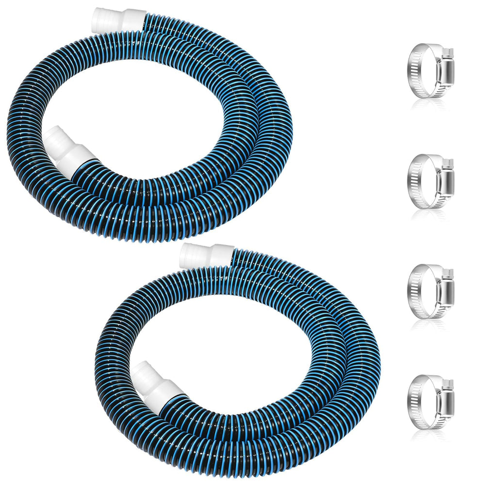 Conderyang 2 Pack Pool Pump Replacement Hoses blue