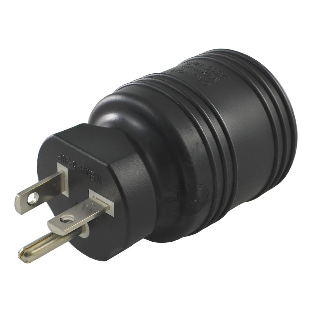 Conntek Plug Adapter NEMA 5-20P to NEMA L5-30R front view