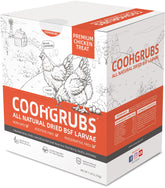 COOHGRUBS 5LB Dried Black Soldier Fly Larvae front view