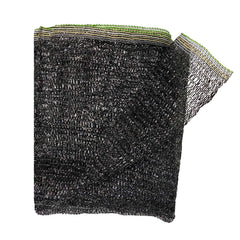Cool Area Shade Cloth 10x20ft black mesh front view