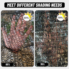 Cool Area Shade Cloth in garden setting
