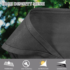 Cool Area Triangle Shade Sail installation setup