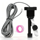 Cooouds GLX-FLO-RP Flow Switch front view with 15-foot cable