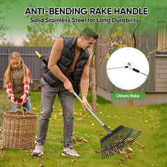 Coopvivi Heavy Duty Garden Rake close-up of sponge grip