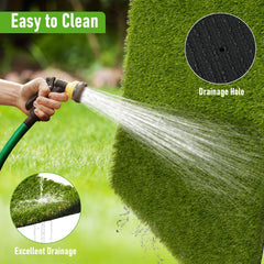 CooRug artificial grass in use with small dogs