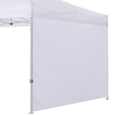 COOSHADE Instant Canopy SunWall 10x10 side wall in white