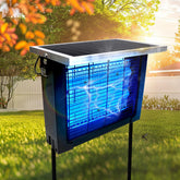 coospider-repta Solar Bug Zapper front view with extension cord