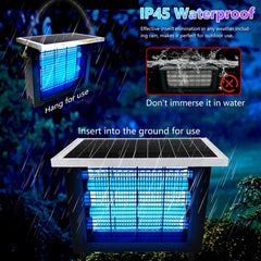 coospider-repta Solar Bug Zapper hanging on a hook