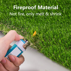 CooZero Artificial Grass Mat close-up of texture