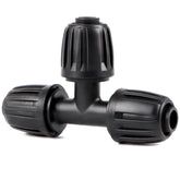 Copadri 10 pieces 1/2 inch drip irrigation tee fittings front view