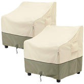 COSFLY outdoor furniture chair cover beige pack front view