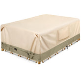 COSFLY patio furniture cover beige, front view