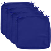 COSHNIBI Patio Cushion Cover Navy Blue front view
