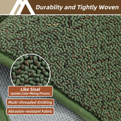 COSY HOMEER Dirt Trapper Door Mat 32x48 green close-up of texture