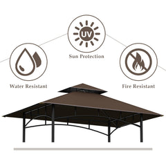 COVBOARD canopy top showing double roof ventilation design