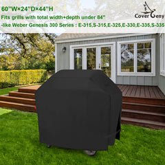 Cover Geny BBQ Grill Cover with Velcro straps