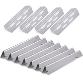 Cozilar Grill Flavorizer Bars front view, stainless steel finish