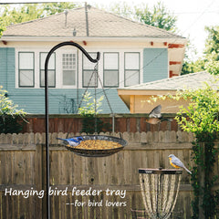 CQAIRIOU bird feeder tray showcased in a garden setting