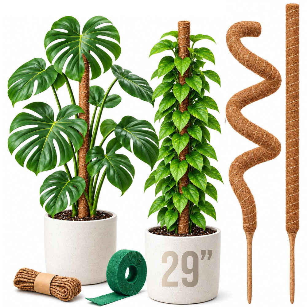 Craft911 29-inch moss pole plant support front view