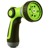 Craft911 Garden Hose Nozzle front view with eight spray pattern selector