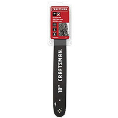 CRAFTSMAN 18-inch Bar and Chain Combo front view