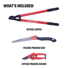 CRAFTSMAN Bypass Pruning Shears with carbon steel blade