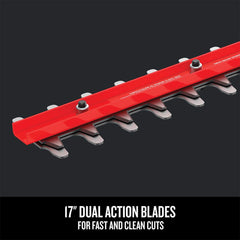 CRAFTSMAN hedge trimmer lightweight design for easy maneuvering