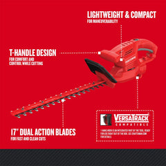 CRAFTSMAN hedge trimmer T-handle for comfort and control
