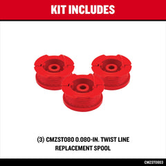 CRAFTSMAN String Trimmer Line 0.08-Inch spool close-up
