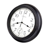 Crosstime 12 Inch Retro Outdoor Clock Bronze front view