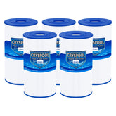 Cryspool Spa Filter 5 pack with packaging front view