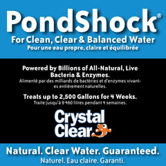 CrystalClear PondShock Ball packaging