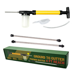 CSONFIT Diatomaceous Earth Powder Duster front view with 4 ft extendable rod
