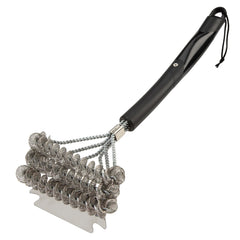 Cuisinart 17-inch stainless steel grill brush front view